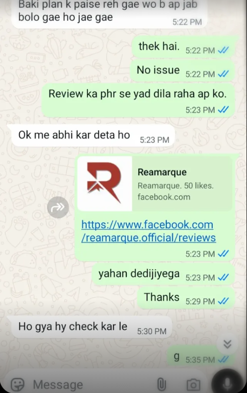 WhatsApp review